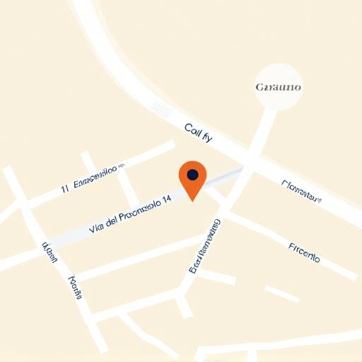 Mappa che mostra la posizione dell'ufficio di Tracciato Creativo in Via del Proconsolo 14, Firenze.